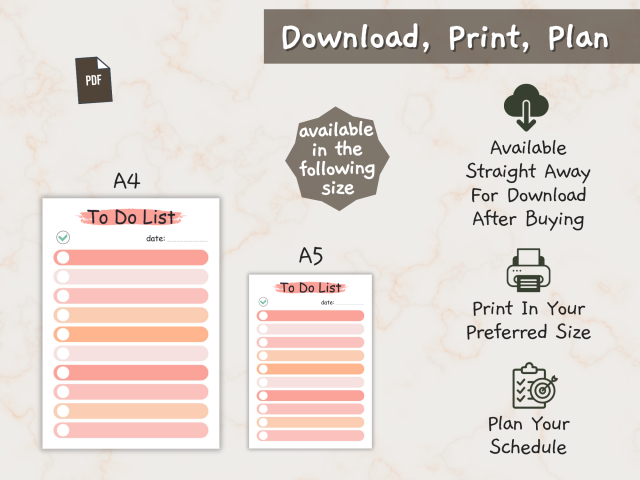 Printable To Do List, Enhancing Productivity - Image 4