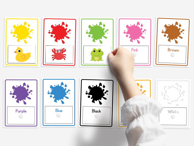 Color Activity with Animals, Color Matching Worksheet for Toddlers - Image 3