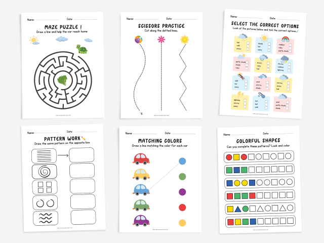 Printable preschool worksheets, Alphabet, Numbers, and More! - Image 4