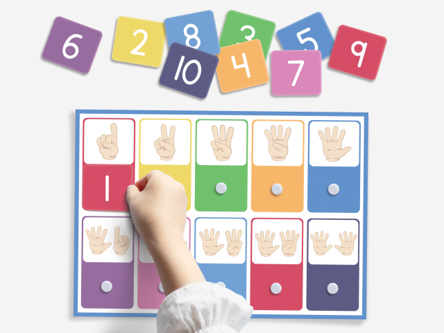 Number Matching Game for Kids, Printable Learning Numbers - Image 2