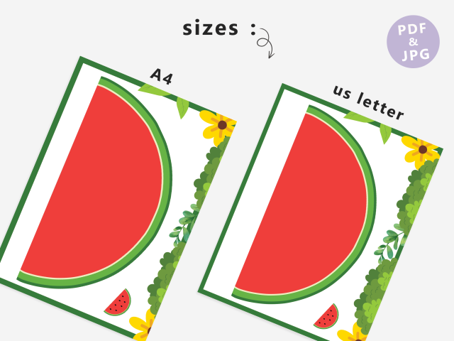 Watermelon Seed Counting Activity, Learn To count 1 To 20 - Image 5