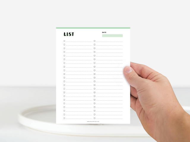 Printable Checklist Template, Simple list for planner - Image 5