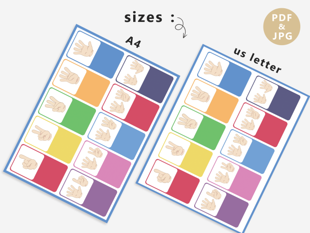 Number Matching Game for Kids, Printable Learning Numbers - Image 5