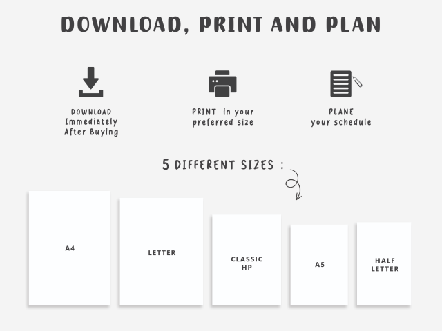 Printable Checklist Template, Simple list for planner - Image 6