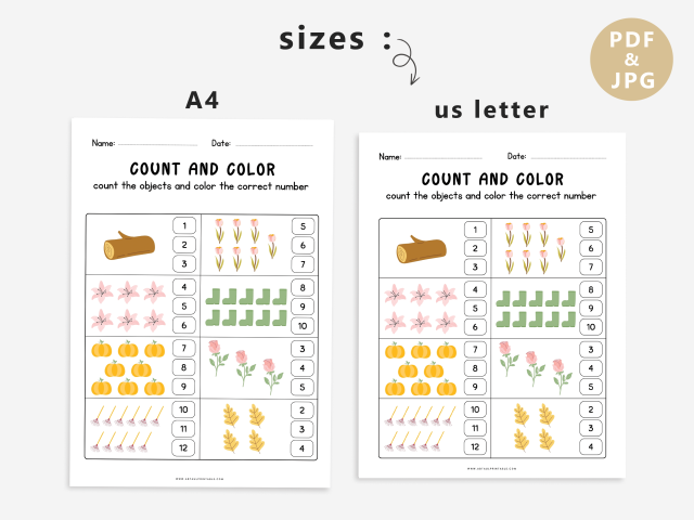 Printable preschool worksheets, Alphabet, Numbers, and More! - Image 5