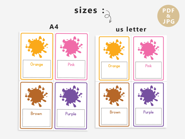 Color Activity with Animals, Color Matching Worksheet for Toddlers - Image 6