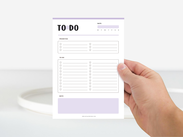 Printable To Do List | Daily, weekly to-do planner, organizer list - Image 5