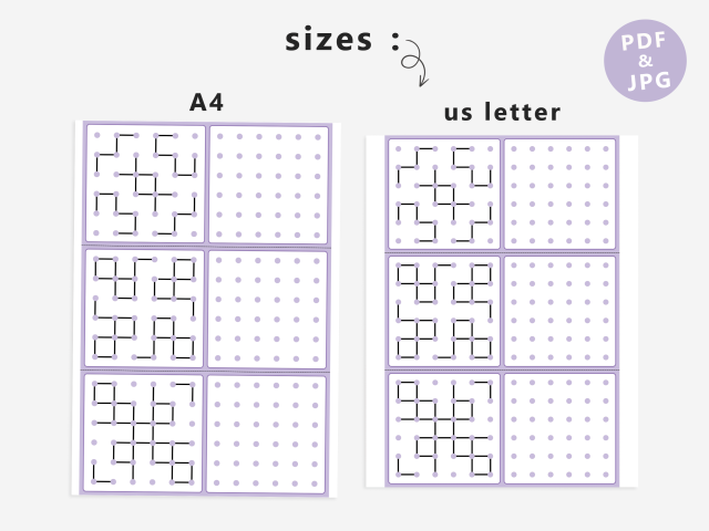 Copy the Pattern, Printable Pattern Activity For Toddlers - Image 3