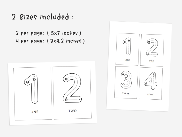 Printable Number Tracing Cards 0-10 | Fun Learning for Kids - Image 2