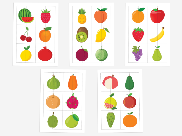 Fruit Matching Game, Toddler Matching Activity, Educational Fun - Image 2