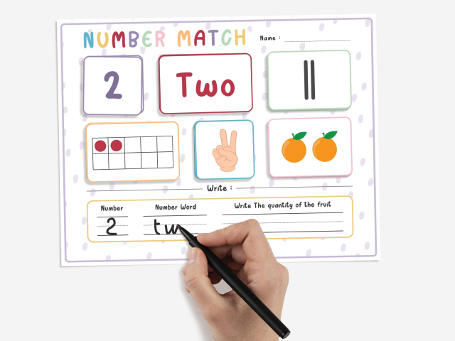 Montessori Counting and Number Matching Activity for Toddlers (1 to 10) - Image 3