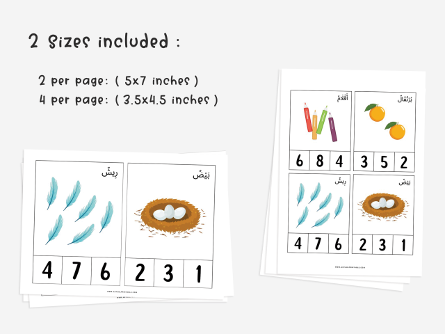 10 Counting Flashcards with Number Illustrations for Early Learning - Image 3