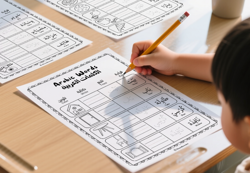 Bilingual Arabic English Printables
